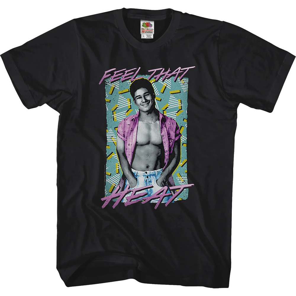 Slater Feel That Heat Saved By The Bell Tshirt